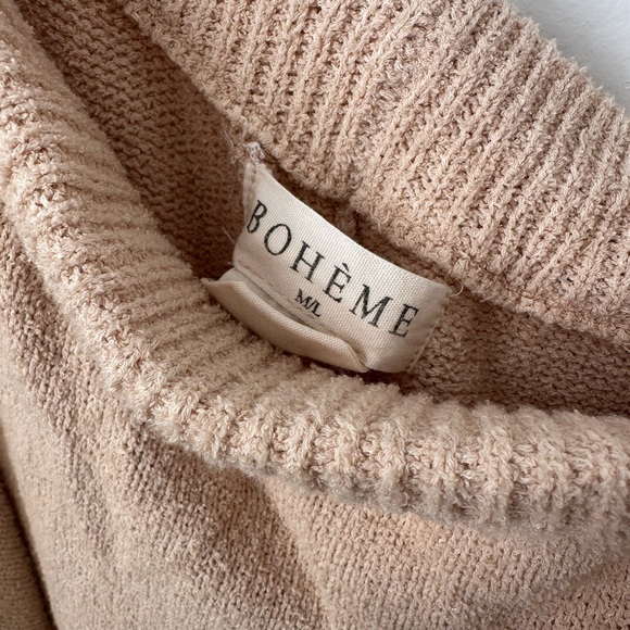 Bohme Tan Knit Sweater and Trouser - Picture 3 of 5